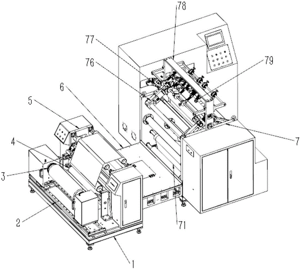 一種隔膜材料的分切裝置的制作方法 一種隔膜材料的分切裝置的制作方法