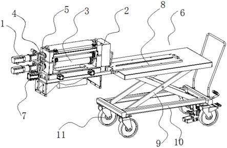 一種鋰電池分條機(jī)刀架無接觸式傳動(dòng)機(jī)構(gòu)的制作方法 一種鋰電池分條機(jī)刀架無接觸式傳動(dòng)機(jī)構(gòu)的制作方法