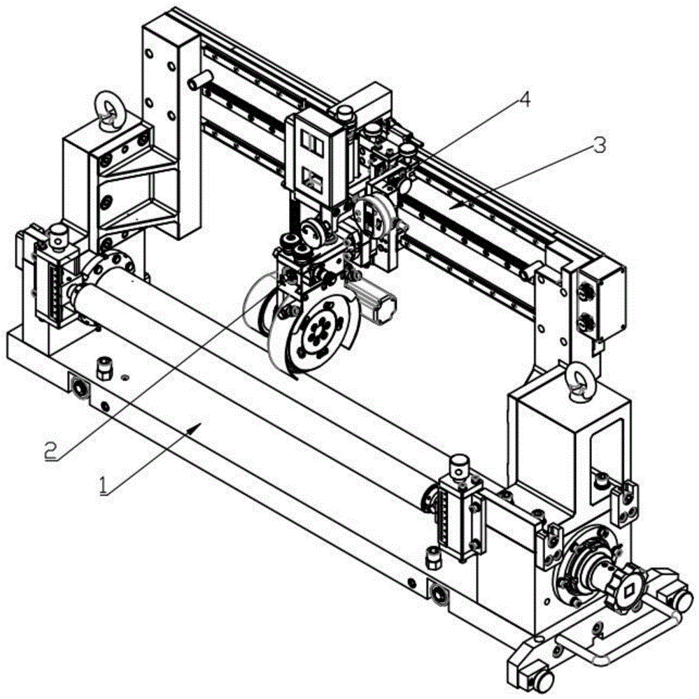一種動(dòng)力電池極片分切上刀架調(diào)整量化機(jī)構(gòu)的制作方法 一種動(dòng)力電池極片分切上刀架調(diào)整量化機(jī)構(gòu)的制作方法
