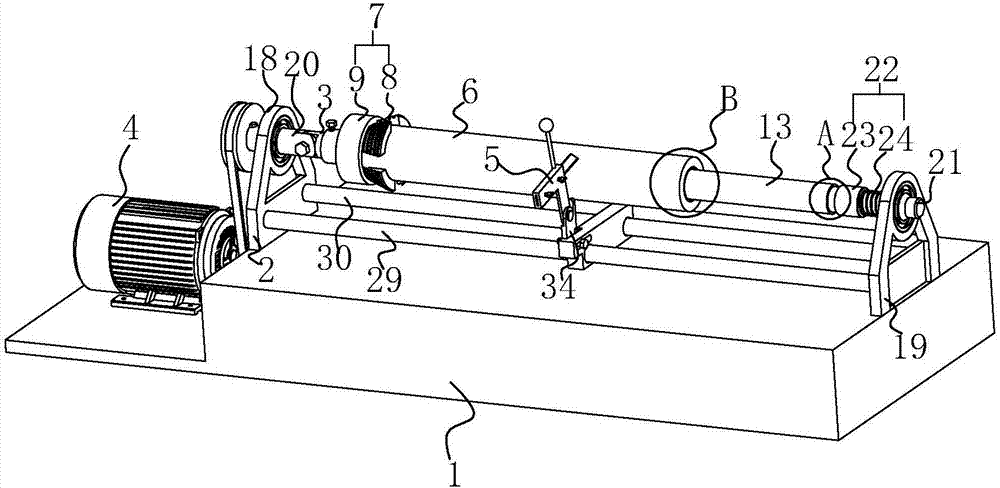 一種卷筒燙金紙分切機(jī)的制作方法 一種卷筒燙金紙分切機(jī)的制作方法