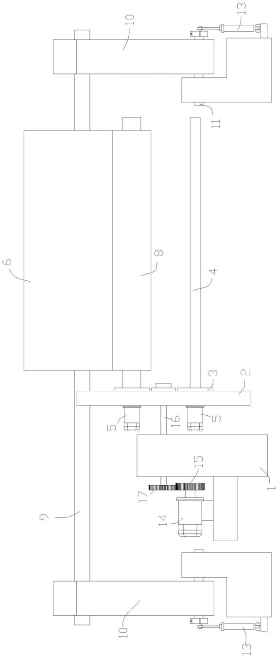 雙軸切換式復卷機的制作方法 雙軸切換式復卷機的制作方法