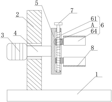 一種無(wú)紡布分切機(jī)摩擦放卷機(jī)械裝置的制作方法